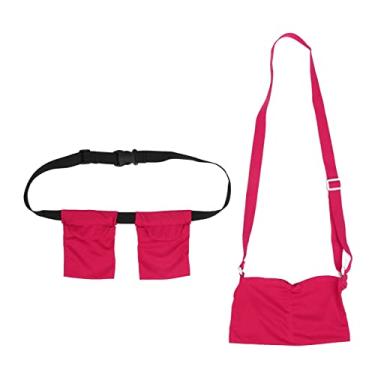 Imagem de Suporte de drenagem de mastectomia, ajuste de comprimento, ajuste personalizado, fivelas deslizantes, suporte de drenagem para recuperação pós-cirúrgica (vermelho)