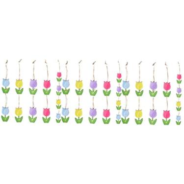 Imagem de ABOOFAN 36 Pçs Enfeite De Dia De Favor Decorações Tags De Árvore Para Ornamentos De Decoração De Flores Mães Casa De Fazenda Decoração Decorativa Enfeites De Primavera Sinal De Enfeite De