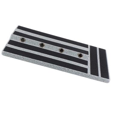 Imagem de Placa de Pedais de Efeito de Guitarra, Placa de Pedais de Guitarra PE 50 Cm Fixador de Gancho e Laço Conexão Estável para Desempenho (Design de Mármore Preto)