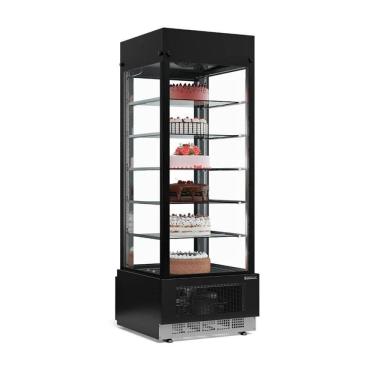 Imagem de Vitrine Refrigerada Gelopar Fixa Preta 220V GEVF-075 PR