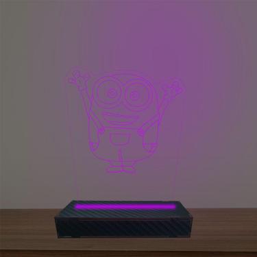Imagem de Luminária Led 3d Minions Abajur Luxo