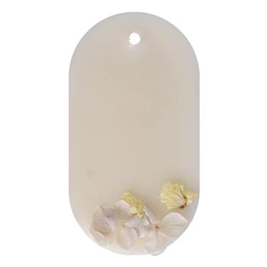 Imagem de Tabuleta Natural Da Aromaterapia, Tabuleta Da Cera Da Aromaterapia Da Desodorização Do Guarda-roupa De 3 Pces, Pingente Do Bloco Da Cera Da Fragrância Para O Carro(Oval)