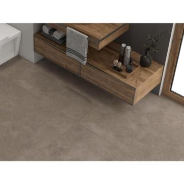 Imagem de Piso Colado Nobile Studio 2mm 91,44 x 91,44 cm Cimento Queimado