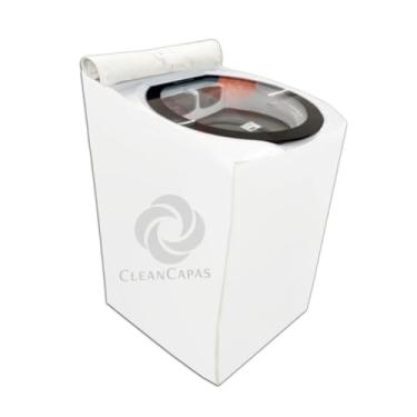 Imagem de CAPA PARA MÁQUINA DE LAVAR PANASONIC 18KG IMPERMEÁVEL (BRANCO)