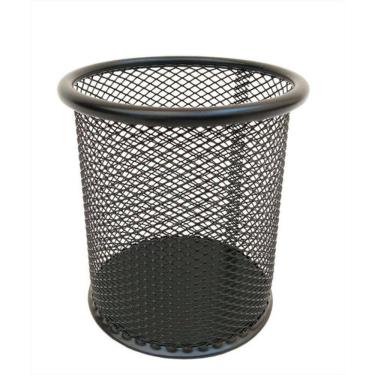 Imagem de Porta Lapis Aramado Redondo Preto 10cm