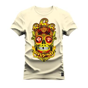 Imagem de Camiseta T-Shirt Confortável Estampada Buda Brand Perola P