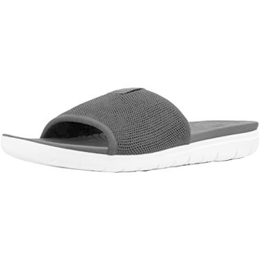 Imagem de FitFlop Women's Uberknit Slide Sandals Black 6 M US