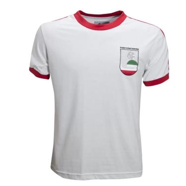 Imagem de Camisa Liga Retrô Irã 1978 Masculino - Branco e Vermelho