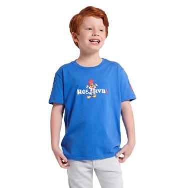Imagem de Infantil - Camiseta Estampada Pica Pau Dentista Reserva Mini Azul  menino