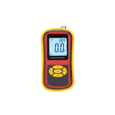 Imagem de Medidor Umidade Digital Grãos Cereais Temperatura -10° A 60°C Luz Fundo Alarme Hold Mug-650 Portátil Instrutherm