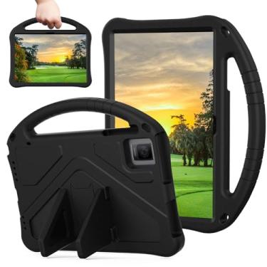 Imagem de Sfulatdc Capa para T-Mobile REVVL Tab 10,4 polegadas, alça embutida e suporte, leve, compatível com Blackview Oscal Pad 15/Tab 11 WiFi/11 SE 10,4 polegadas, preta