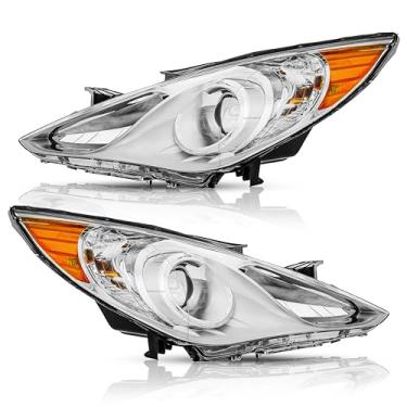 Imagem de TODO Faróis para Sonata (exclui híbrido) 11-14, faróis para HYUNDAI SONATA 2011 2012 2013 2014, lado do motorista e do passageiro