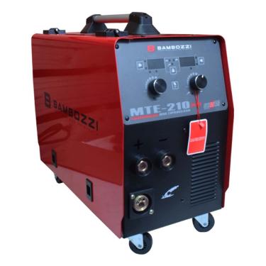 Imagem de Inversora de Solda Bivolt Multiprocesso Tig, Mig e Eletrodo  - MTE 210 PLUS  Bambozzi