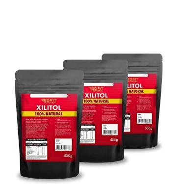 Imagem de Xilitol 1,5Kg 100% Puro Importado Red Fit Nutrition-Unissex