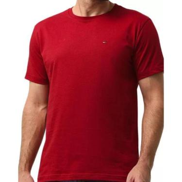 Imagem de Camiseta Tommy Hilfiger Vermelha Masculina-Masculino