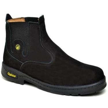 Imagem de Botina Agro Country Masculina, Bota Opice John Em Couro Camurça Super Confortavel-Masculino