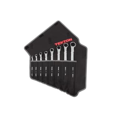 Imagem de TEKTON Conjunto de chaves de extremidade de caixa offset de 45 graus com bolsa, 8 peças (1/4-1-1/10.2 cm) | WBE23508