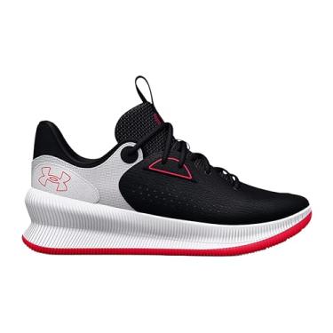 Imagem de Under Armour Tênis de basquete masculino UA TWENTY47, Preto/Branco/Vermelho Rádio, 43