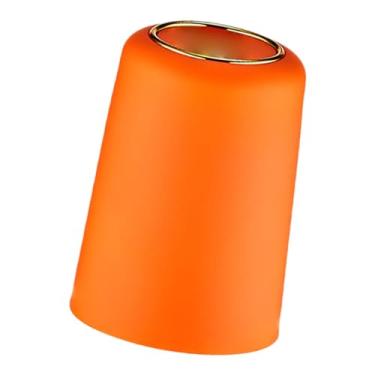 Imagem de Dynwave Copo de dados com 6 dados, entretenimento profissional, acessórios de jogo de tabuleiro, resistente, agitação de mão, suporte de armazenamento de, Laranja