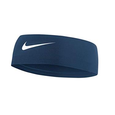 Imagem de Nike Dry Wide Headband with Dri-Fit Technology (One Size, Valerian Blue/White)