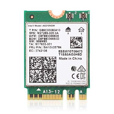 Imagem de FocusFoto Cartão Wi-Fi AX210NGW Dual Band 6E Intel NGFF 802.11AX 3000Mbps 2.4Ghz/5Ghz Cartão Wi-Fi com Bluetooth 5.2 para laptop PC