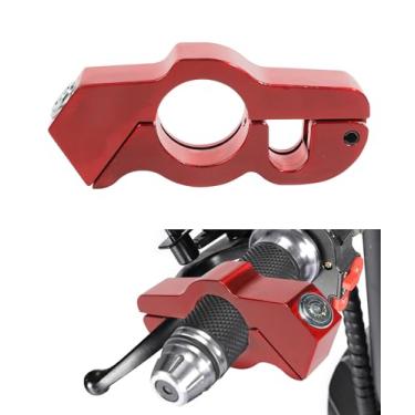 Imagem de bylikeho Trava de motocicleta, trava de guidão de bicicleta antifurto resistente, acessórios de carro, alavanca de freio de segurança, trava de motocicleta, segurança máxima para motocicleta