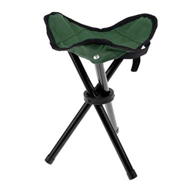 Imagem de Harilla Camping Ao Ar Livre Dobrável Tripé Tripé Banco Caminhadas Carro Botas Cadeira Churrasco, Verde