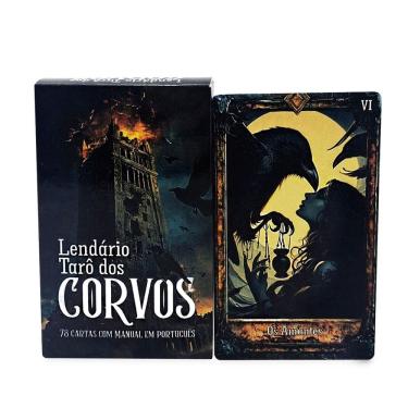 Imagem de O Lendário Tarô dos Corvos 78 Cartas Com Manual em Português
