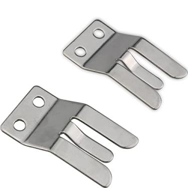 Imagem de JJHXSM Suporte de microfone de aço inoxidável para microfone CB clipe compatível com Yaesu MH-48 FT1807 FT7800 FT7900