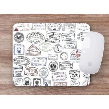 Imagem de Mouse Pad Emborrachado Personalizado Viagens Trip Cidades - Deluzz, Ca