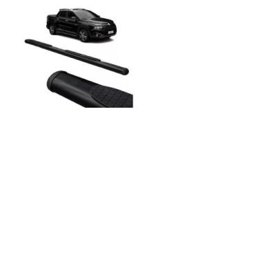 Imagem de Estribo Toro Modelo Oval Preto - Estribo Lateral Fiat Toro - Hozz