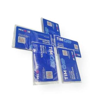 Imagem de Kit 5 Chip Tim 5G Triplo Corte DDD do 11 ao 99