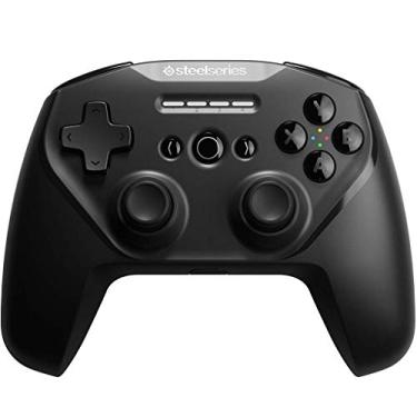 Imagem de SteelSeries Controle de jogos sem fio Stratus Duo – Feito para Android, Windows e VR – Conectividade Dual-Wireless – Materiais de alto desempenho – Pronto para Fortnite (preto)