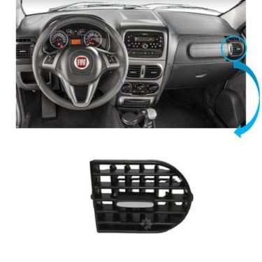 Imagem de Difusor Ar Prata Lateral Direito Palio Weekend 2013 2019 - fiat