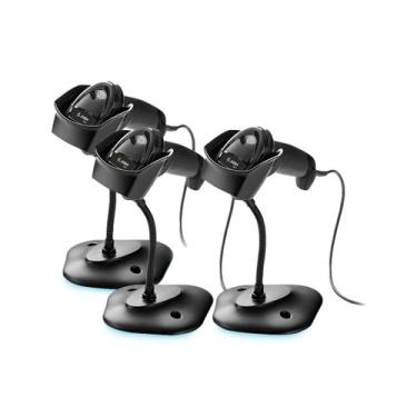Imagem de Kit Zebra 03 Leitores DS2208 Com Suporte 2D USB