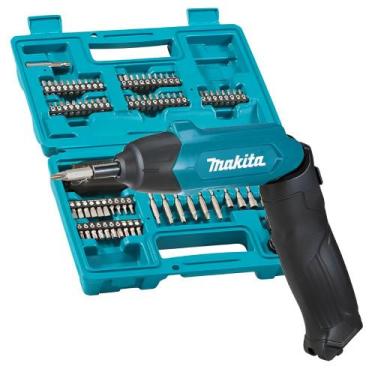 Imagem de Parafusadeira à Bateria 3,6V BIVOLT DF001DW c/ Kit 81 Acessórios + Mal