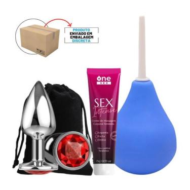 Imagem de Ducha Higienica + Plug Anal Tamanho P + Sex Intense Gel Excitante Femi