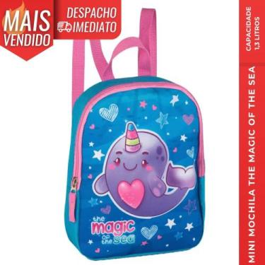 Imagem de Mochila de Costas Infantil Mini Sea / Ladies / Unicórnio Pai - Ravi Pr