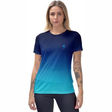 Imagem de Camiseta Tshirt Feminina Efect Esportiva Academia Caminhada Protecao U