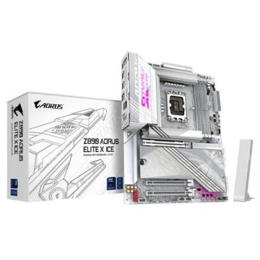 Imagem de Placa Mãe Gigabyte Z890 AORUS ELITE X ICE WIFI 7 Intel LGA1851 4xDDR5 