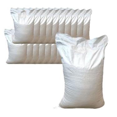 Imagem de Kit 20 Saco Ráfia Entulho Construção Reciclagem 80x45cm 25kg - Geral