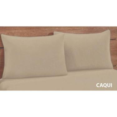 Imagem de Kit 2 Fronhas Simples com Zíper 70cmx50cm Percal 200 Fios 100% Algodão