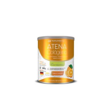 Imagem de Colágeno atena verisol+ácido hialurônico 200g sabor laranja - HF Suple
