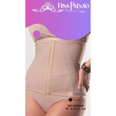 Imagem de Cinturete Cinta Modeladora Compressão Cetinete Barbatana Abdominal - F