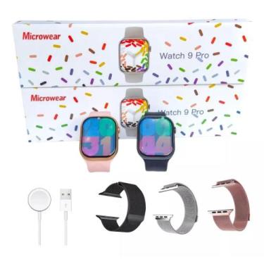 Imagem de Smartwatch W29 Pro Serie 9 Feminino e Masculino Ilha Dinamica Nfc Buss