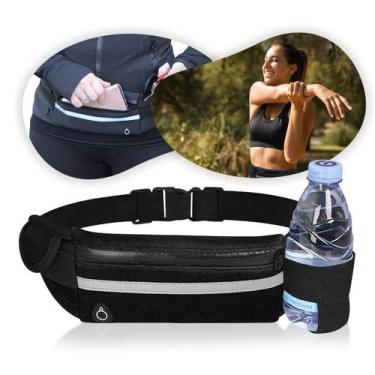 Imagem de Pochete Doleira Fina Academia Caminhada Corrida Impermeável - World On