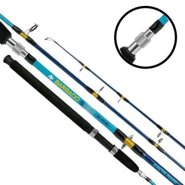 Imagem de Vara Fibra de Vidro Maciço 2Pts de Molinete Barbado 20-40lb - ALBATROZ