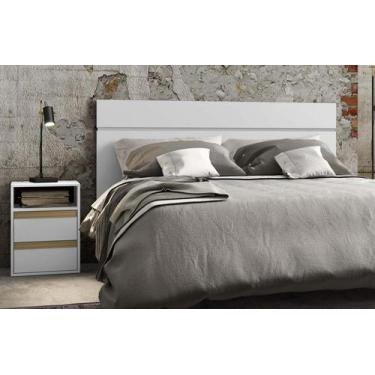 Imagem de Cabeceira Casal 100% MDF Select Belmax, Branco