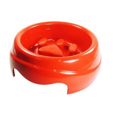 Imagem de Comedouro Furacão Pet Coma Melhor Vermelho