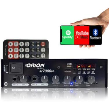 Imagem de Receiver amplificador som ambiente rc7000bt bluetooth 500w - ORION, RE